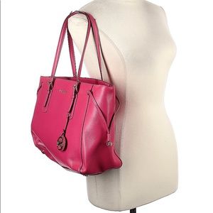 Michael Kors Pink Leather Tote